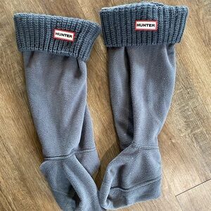 Hunter Charcoal Fleece Boot Liners